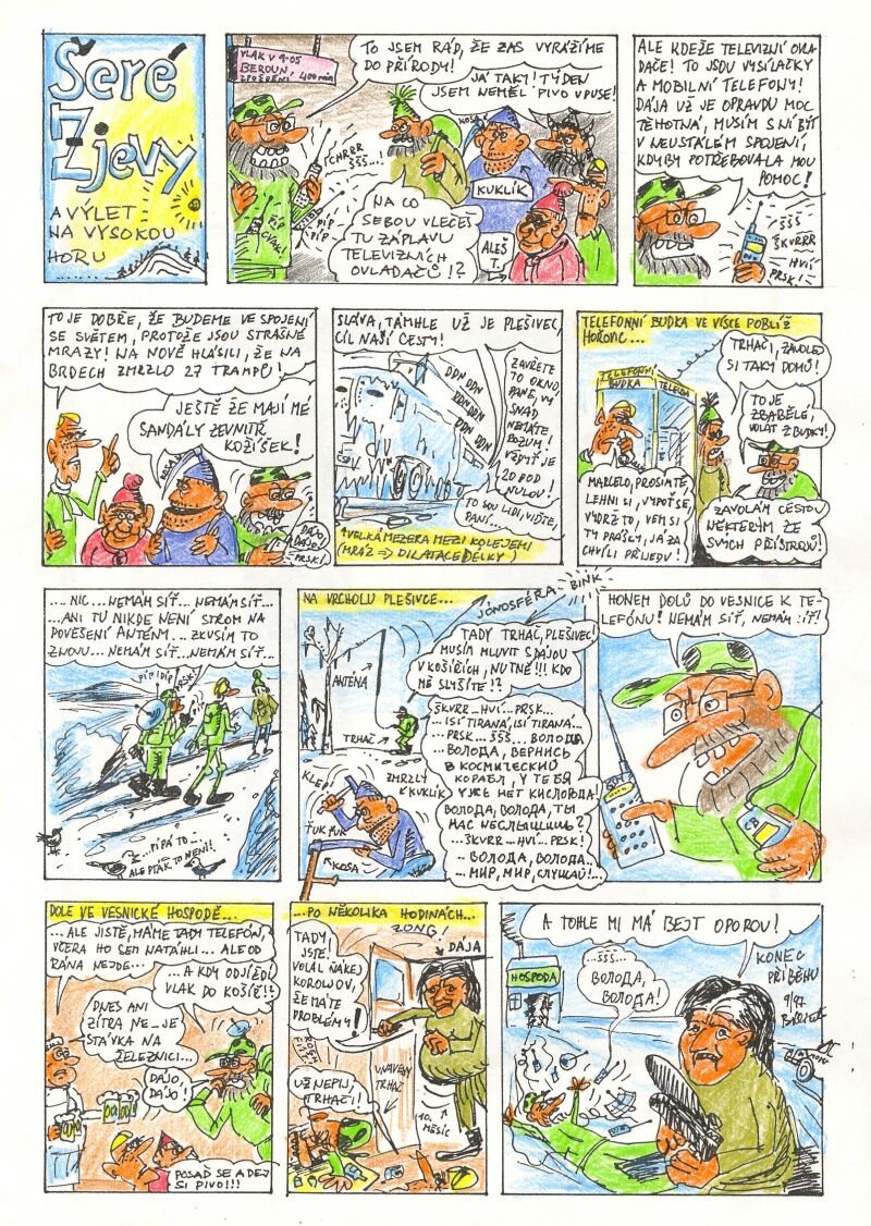 &Scaron;er&eacute; zjevy - star&scaron;&iacute; comicsy